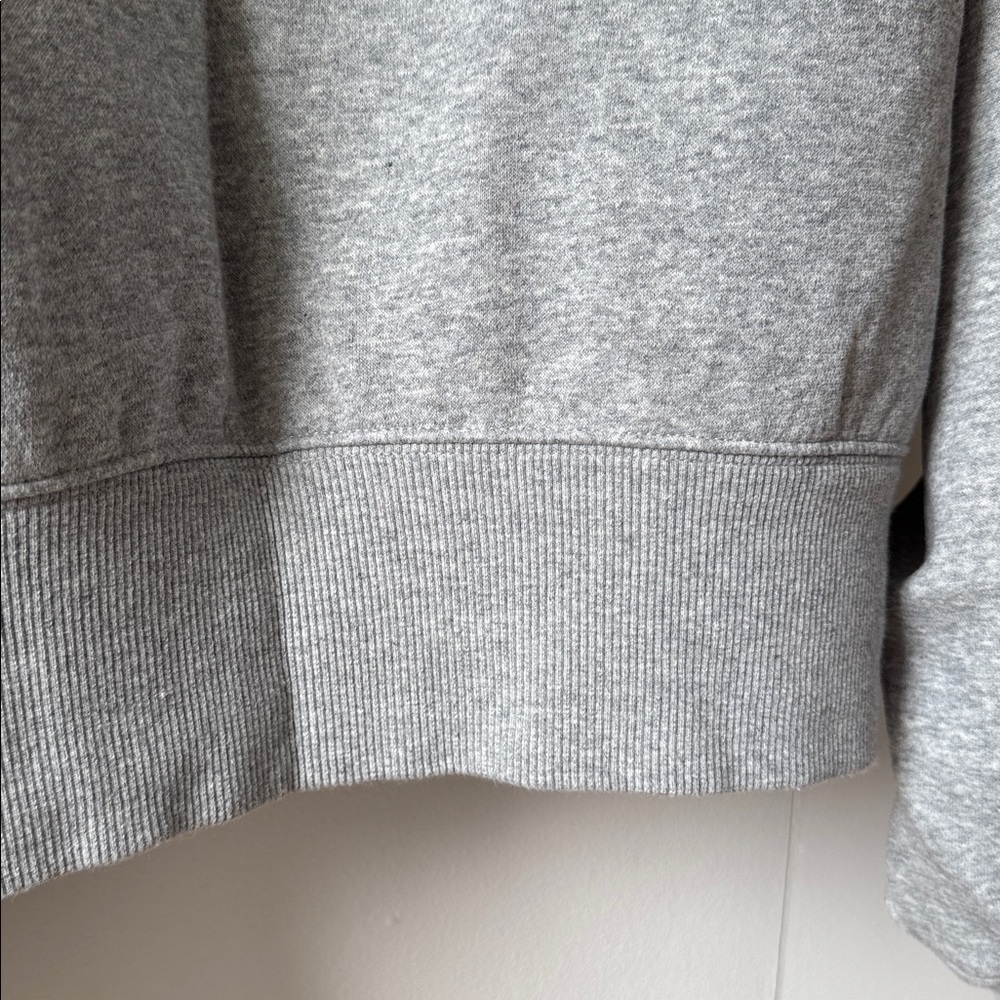 Nike Heather Gray cropped Crewneck Sweatshirt - Picture 8 of 9